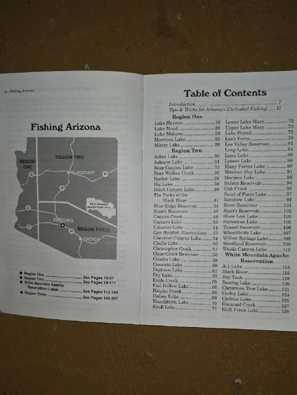 Fishing Arizona Guidebook - Navy Blue Cover